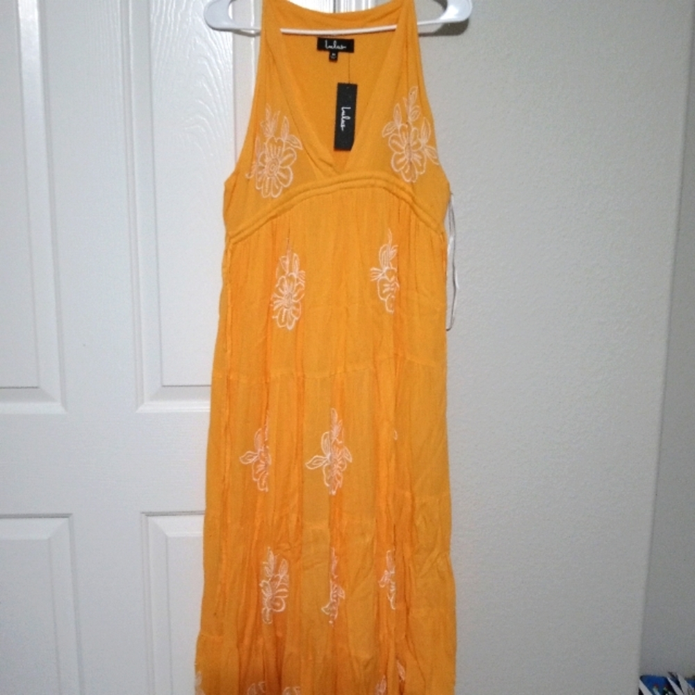 NWT Women Maxi Yellow dress